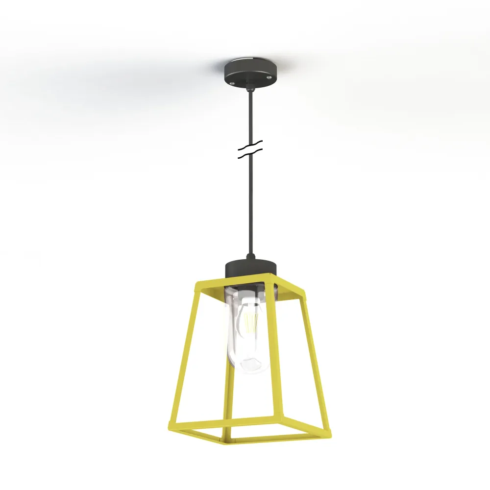 Suspension Lampiok 1 N°4 clair Jaune soufre 068 131007068