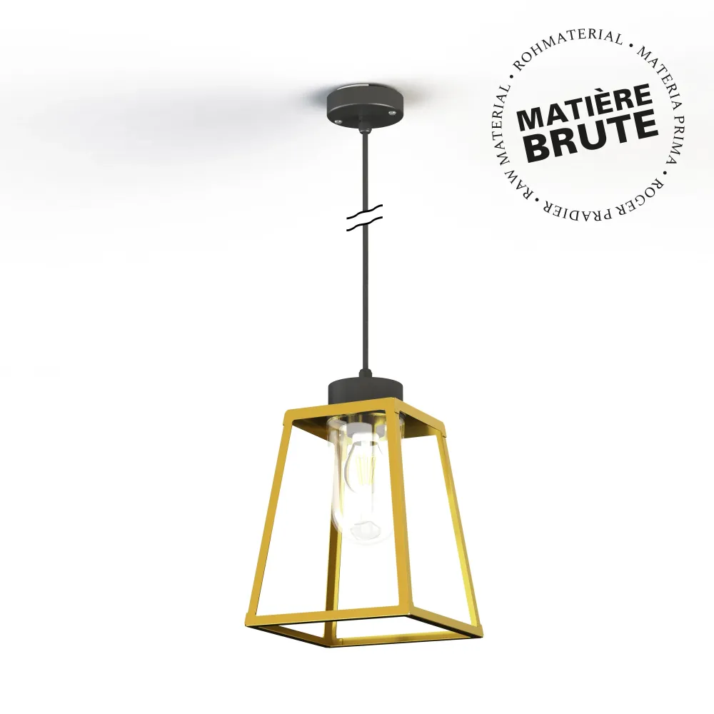 Suspension Lampiok 1 N°4 clair Laiton brut 072 131007072