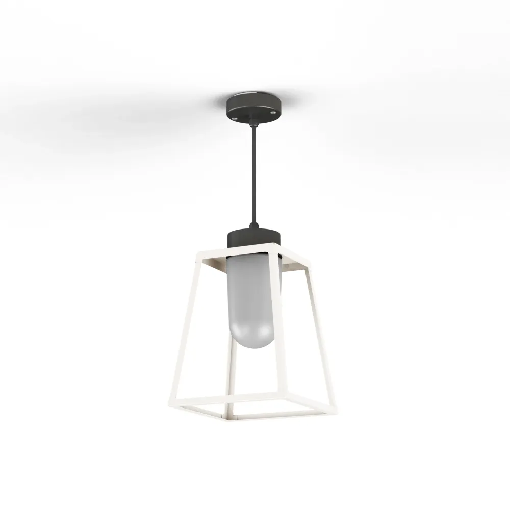 Suspension Lampiok 1 N°3 opale Blanc 001 131006001