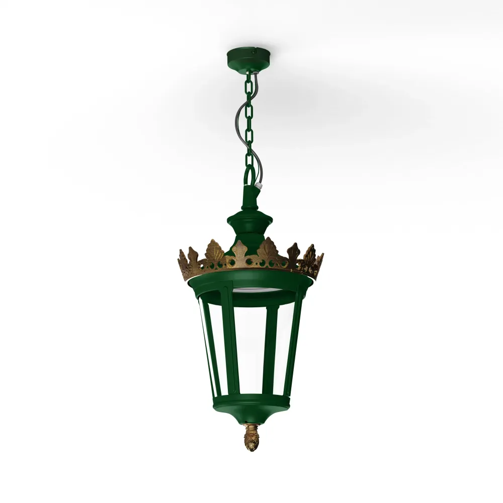Suspension Louvre N°1 LED 2700°K Vert sapin 067 133102067