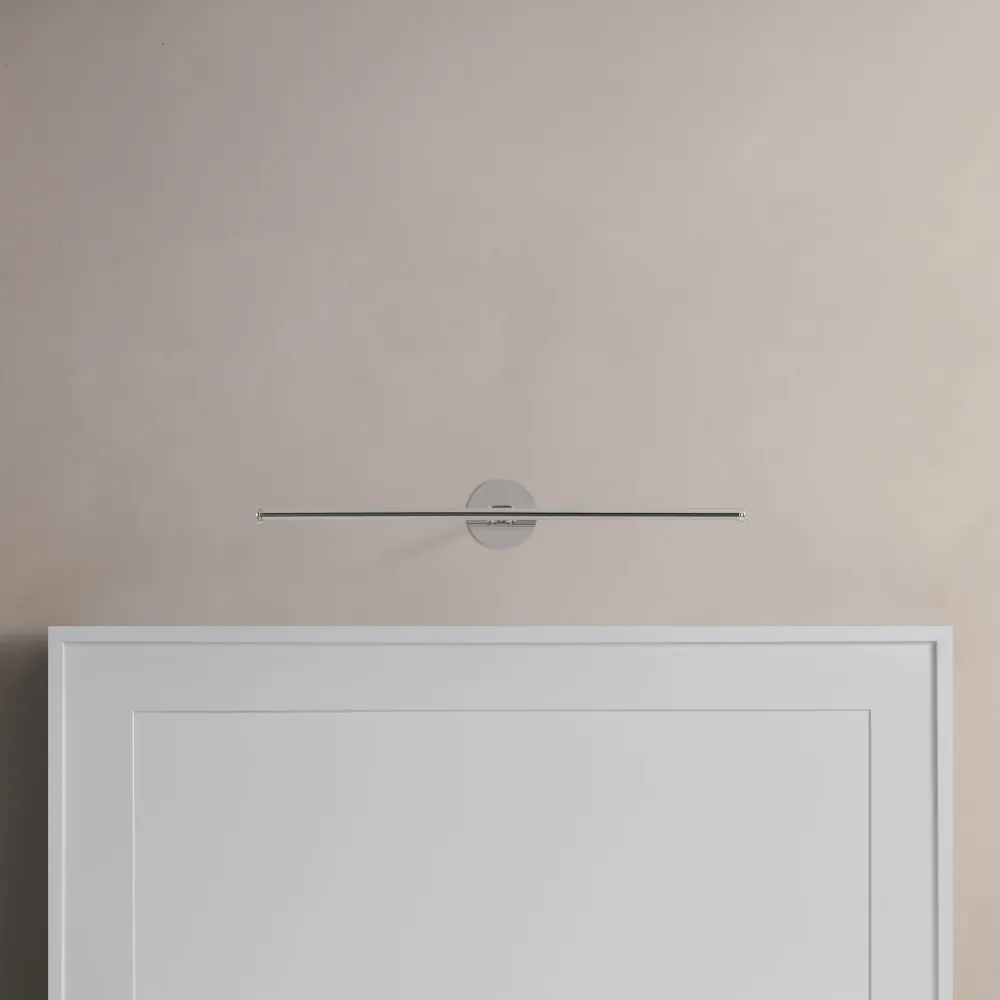 Taylor Moyenne Applique Murale pour Tableau – Nickel Poli