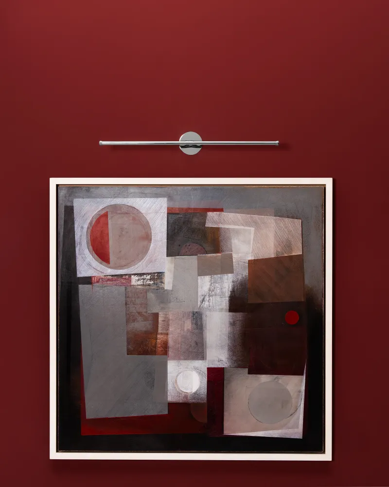 Taylor Moyenne Applique Murale pour Tableau – Nickel Poli