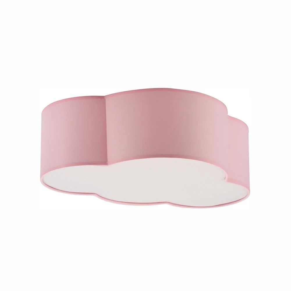 Plafonnier encastré CLOUD métal E27 2L Pink TK Lighting