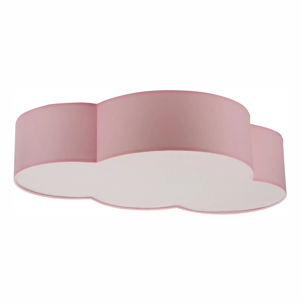 Plafonnier encastré CLOUD en métal E27 4L Pink TK Lighting