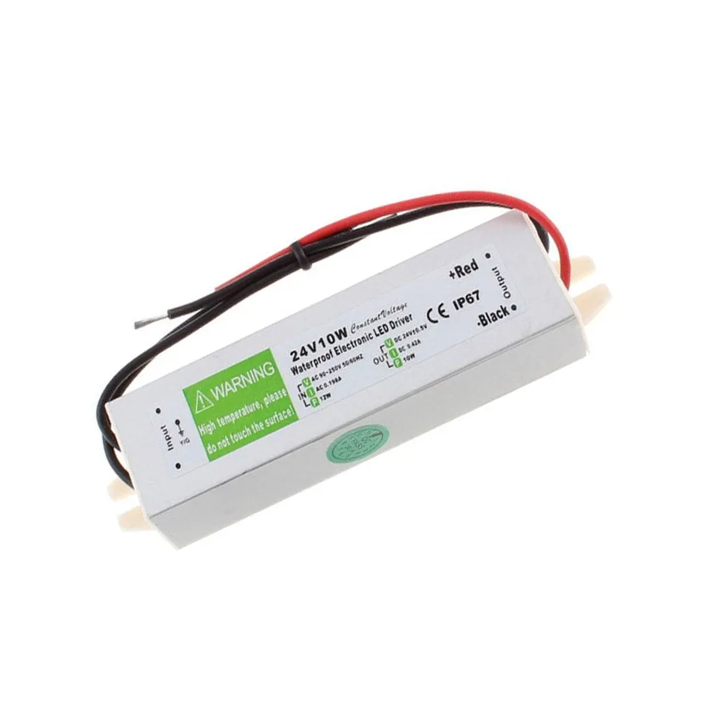 Transformateur d'alimentation à tension constante conducteur LED IP67 DC 24V 10W