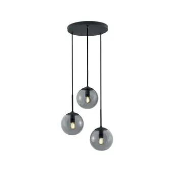 Trio Balini Anthracite metal ball pendant lamp 308590342