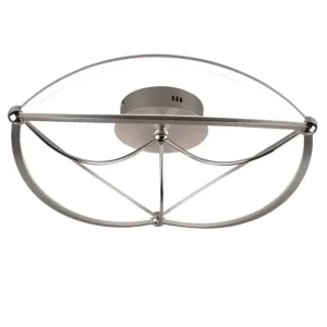 Trio Charivari Matt nickel metal LED ceiling light 621290107