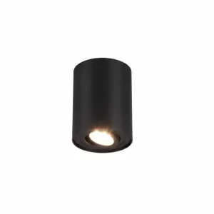 Trio Cookie Metal ceiling lamp black mat 612900132