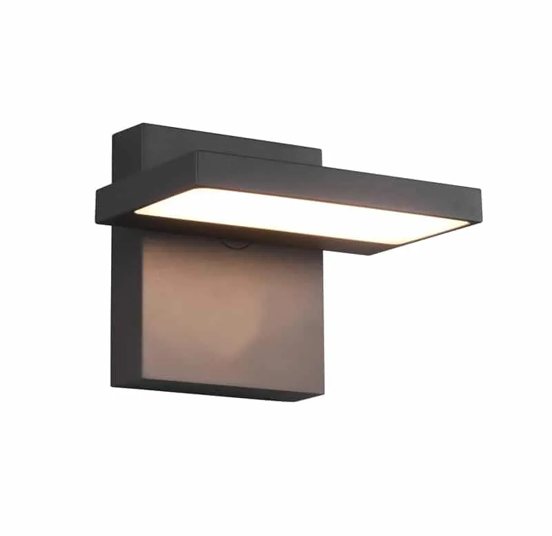 Trio Horton Anthracite Aluminum LED Outdoor Wall Light 226360142