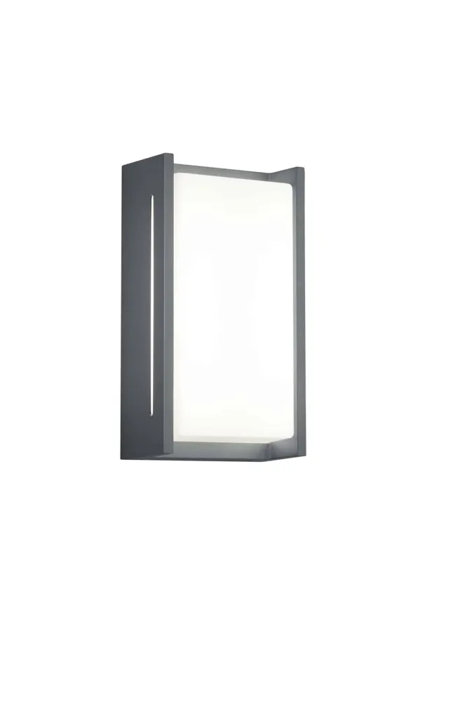 Trio Indus Anthracite Aluminum LED Outdoor Wall Light 227360142