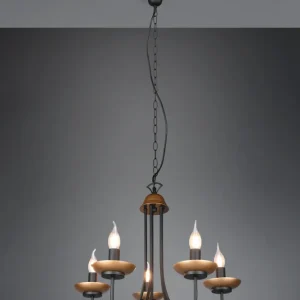 Trio Livia Pendant Ceiling Lamp Metal Mat Black 101700532