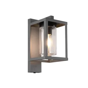 Trio Lunga Anthracite Aluminum Exterior Wall Light 212060142