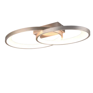 Trio Malaga matte nickel metal ceiling light R64482107
