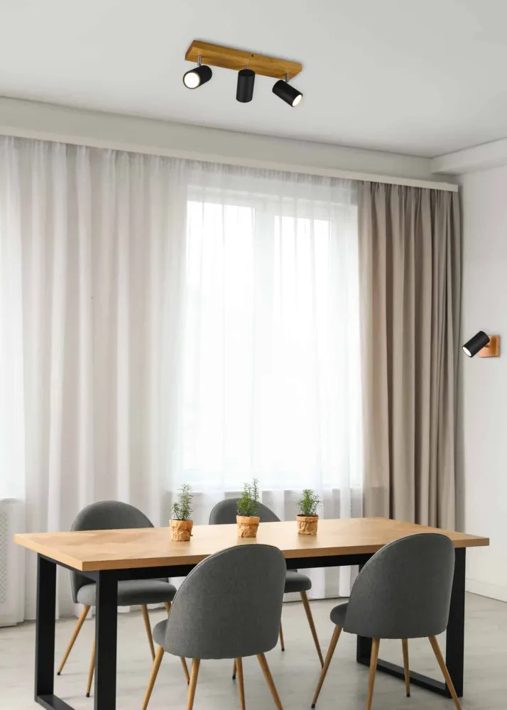 Trio Marley Metal spotlight black mat 812400332