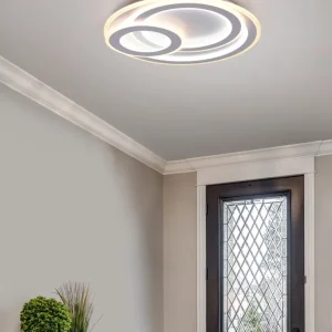 Trio Mita LED ceiling light metal mat white 629210331