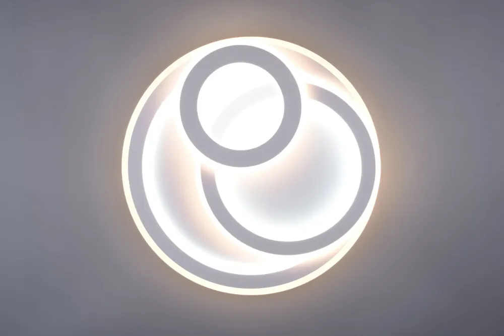 Trio Mita LED ceiling light metal mat white 629210331