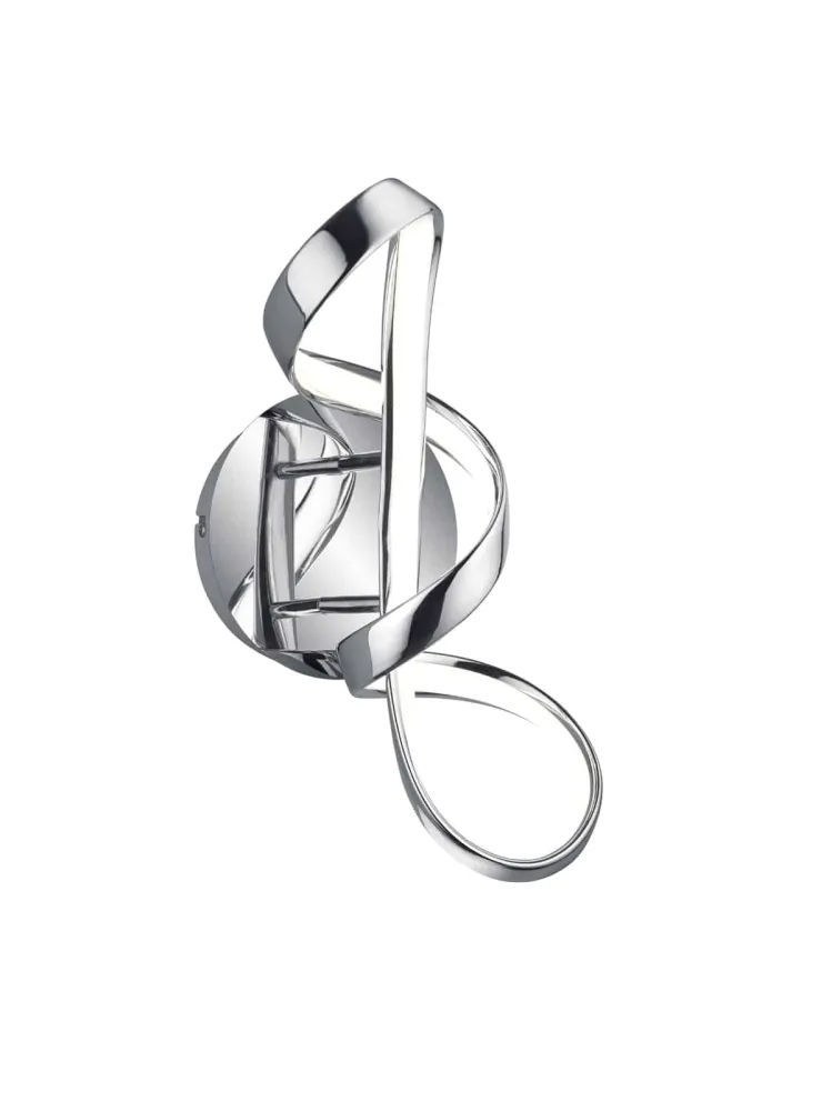 Trio Perugia Chrome metal LED wall light R27091106