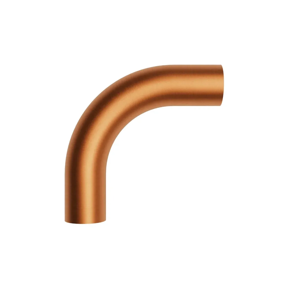Tube courbé d’extension 5 cm en métal - Cuivre satiné