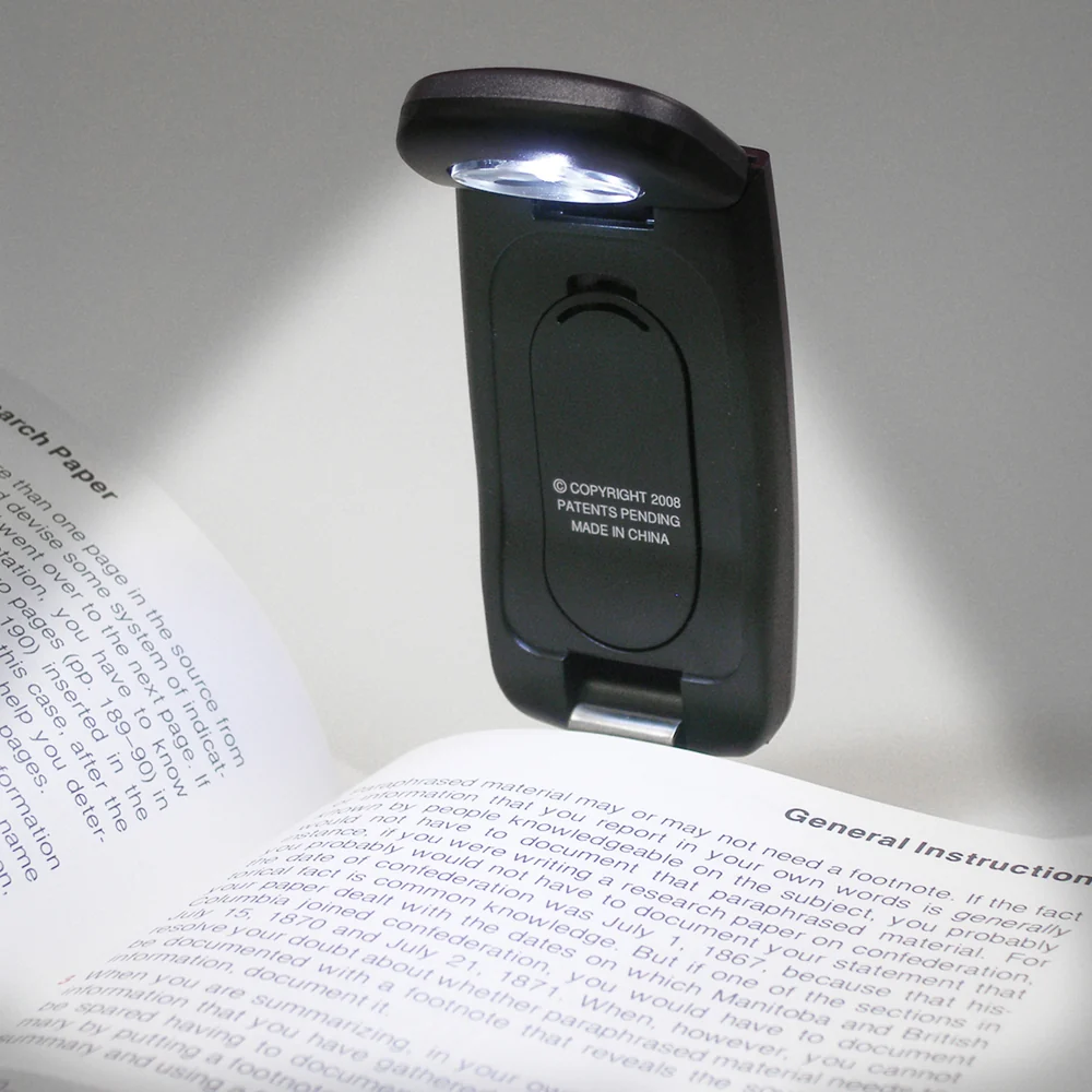 UNIQUE Lampe à DEL pour livre à projets