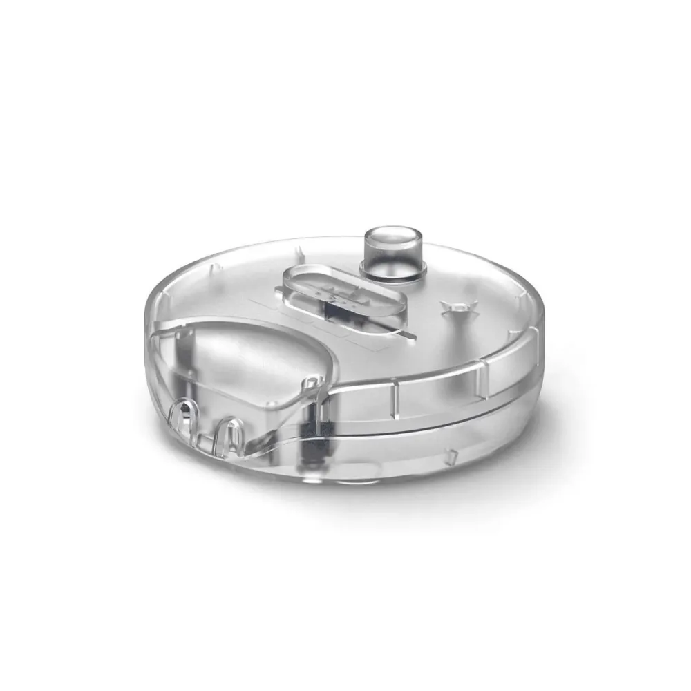 Variateur universel rond avec bouton et borne de terre - Transparent
