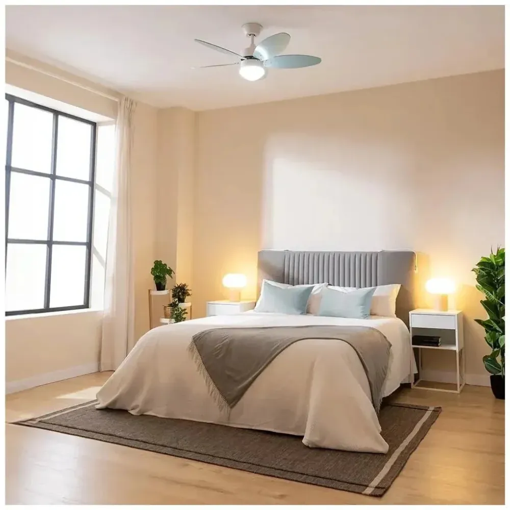 Ventilateur de plafond 40W moteur DC éclairage LED 6 vitesses EnergySilence Aero Cecotec