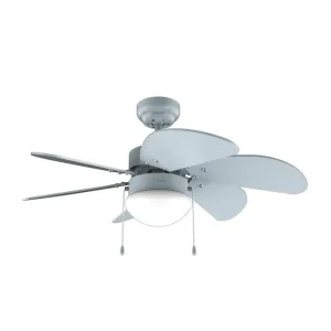 Ventilateur de plafond 50W lampe intégrée 3 vitesses mode été hiver Cecotec