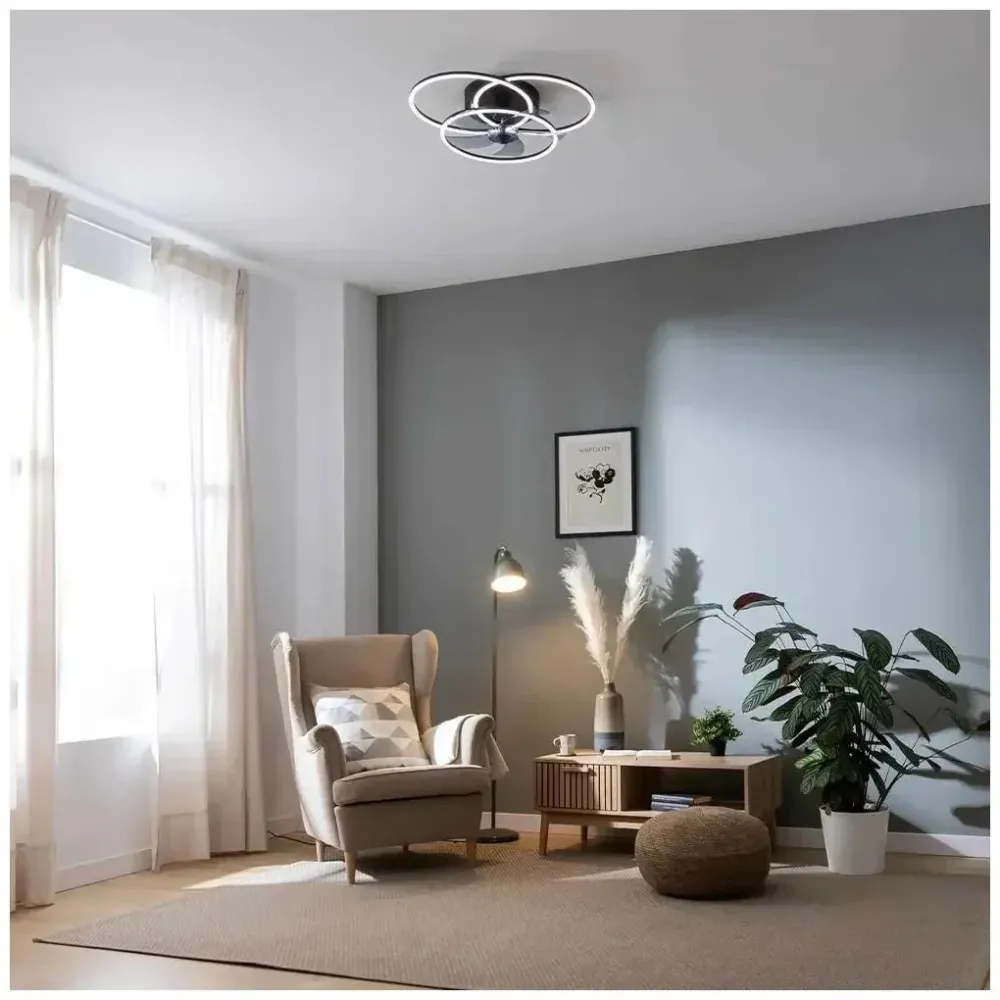 Ventilateur de plafond EnergySilence 670 Cecotec design moderne éclairage LED moteur DC