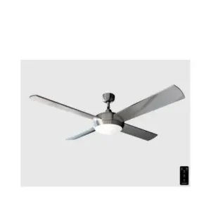 Ventilateur de plafond réversible 60 W 132 cm finition acier Energysilence Aero 570 Cecotec