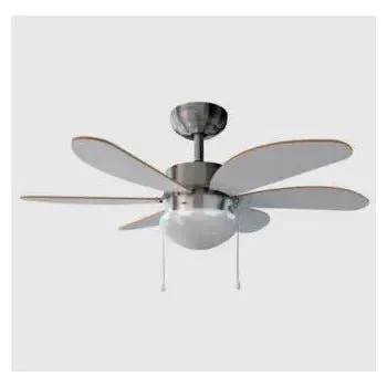 Ventilateur de plafond réversible 81 cm 50 W blanc et bois EnergySilence Aero 350 Cecotec