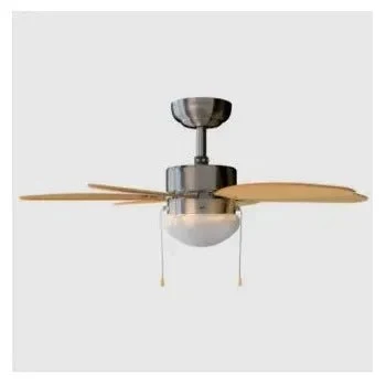 Ventilateur de plafond réversible 81 cm 50 W blanc et bois EnergySilence Aero 350 Cecotec