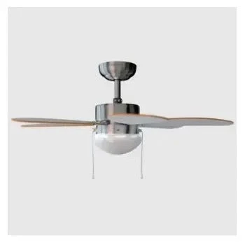 Ventilateur de plafond réversible 81 cm 50 W blanc et bois EnergySilence Aero 350 Cecotec