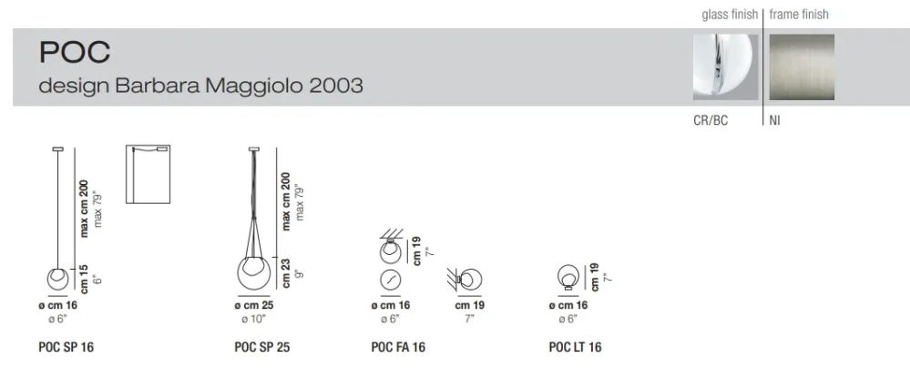 POC Spot Projecteur Luminaire Vistosi