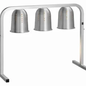Pont chauffe plats à 3 lampes infrarouges vivier-mcp