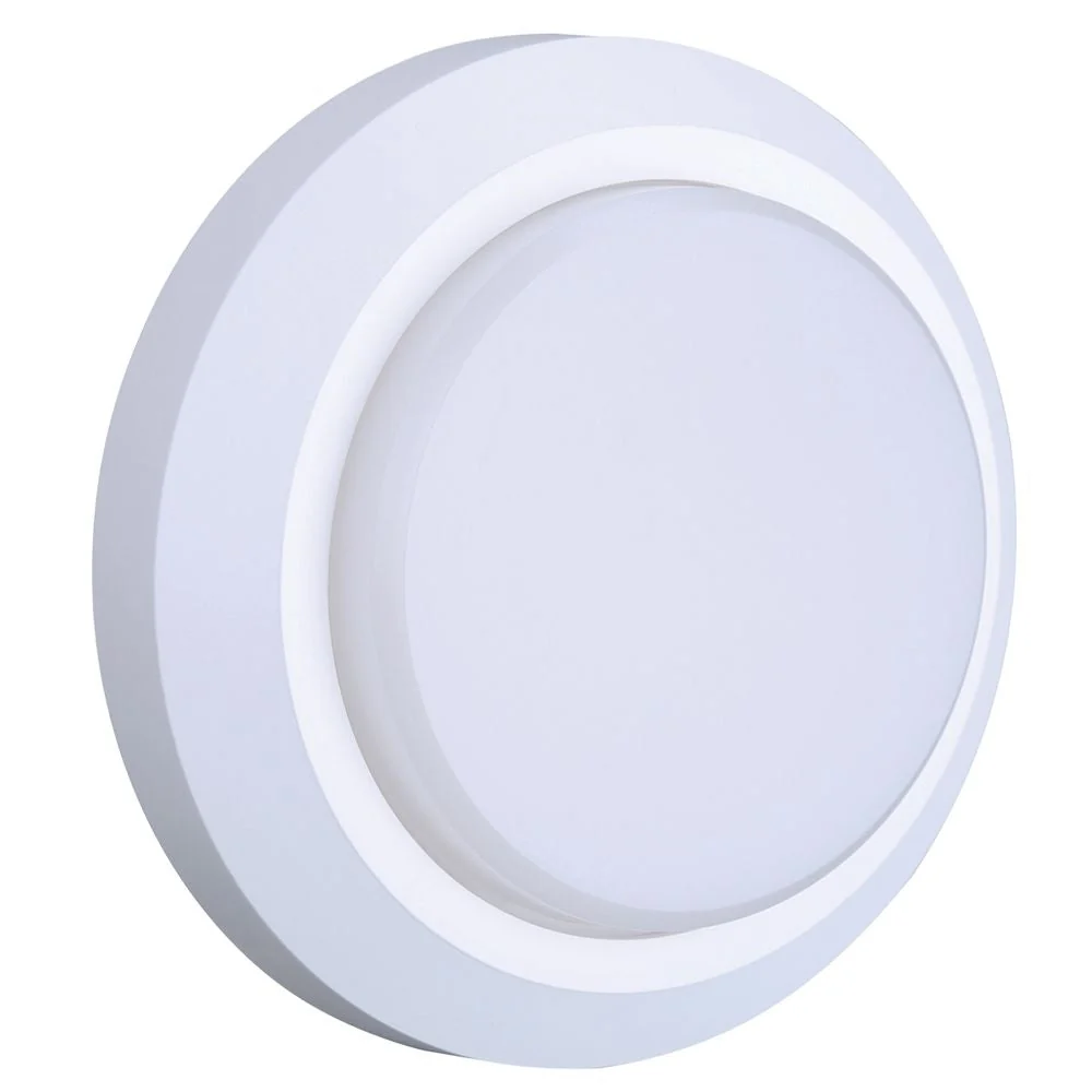 Applique murale extérieure VK Leading Light LED, diamètre 15 cm Grey
