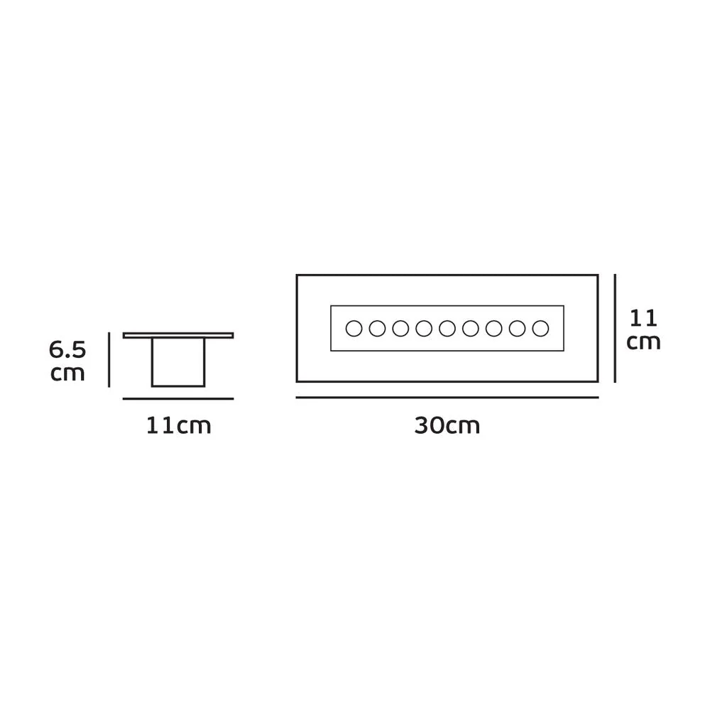 Projecteur extérieur VK Leading Light LED, W 30 cm