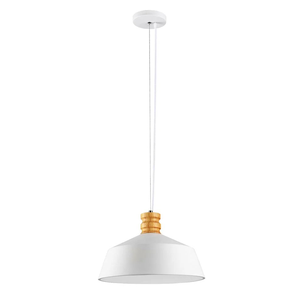 Suspension VK Leading Light E27, D 35 cm, blanc/anthracite White
