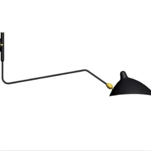 VONGAZ Applique Murale Lampe Murale Applique Nordique Rétro En Fer Forgé, Vent Industriel, Longue Tige À Bascule, Pour Cha...