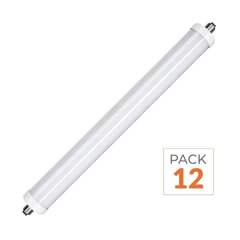 Réglette LED étanche 150cm 48W IP65 120lm/W Interconnectable (Pack de 12) VTAC