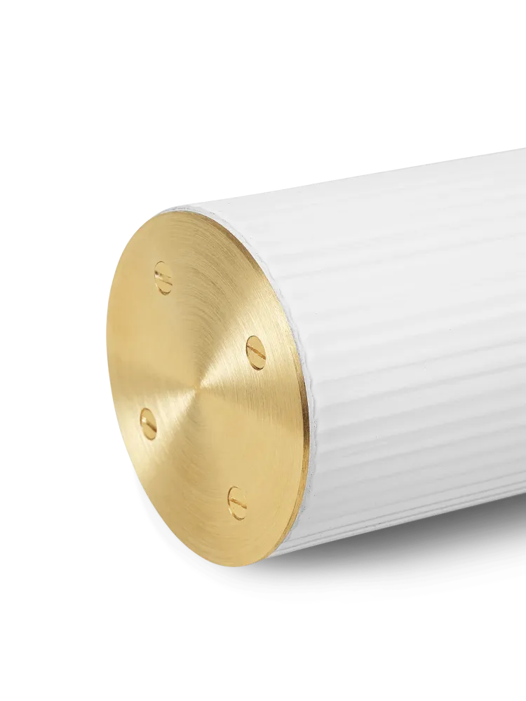 Vuelta Pendant 100 - White/Brass