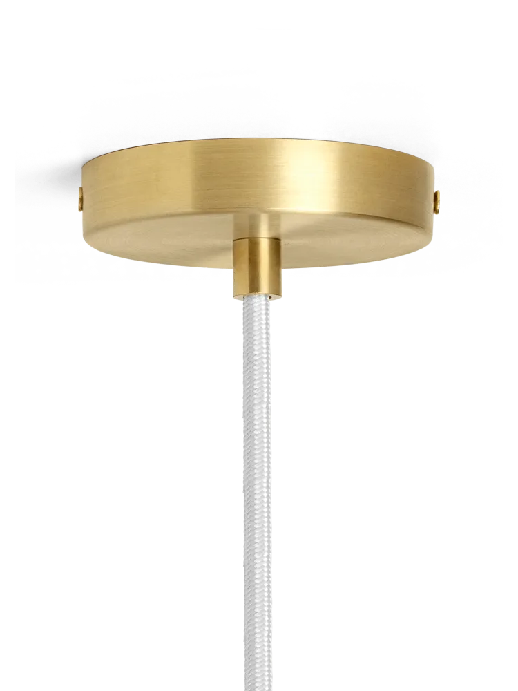 Vuelta Pendant 100 - White/Brass