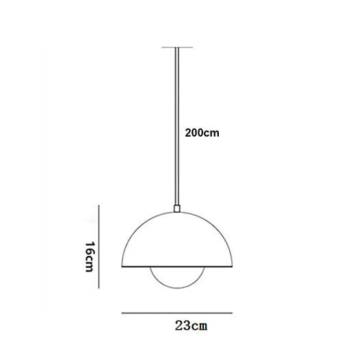 WQCSH Minimaliste Lampe suspendue Créativité Simplicité Design Bourgeons Fleurs Style Moderne Restaurant Lampe Chevet La C...