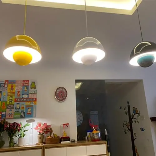 WQCSH Minimaliste Lampe suspendue Créativité Simplicité Design Bourgeons Fleurs Style Moderne Restaurant Lampe Chevet La C...