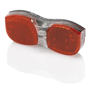 XLC Porte-bagages Set de lampes LED à piles incluant réflecteur