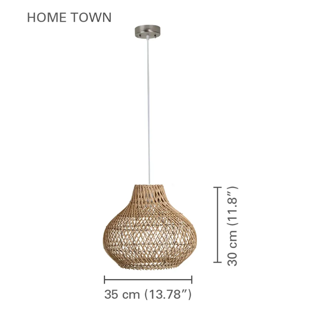 Xtricity - Luminaire Suspendu, Largeur de 13.78", De la Collection Home Town, Beige