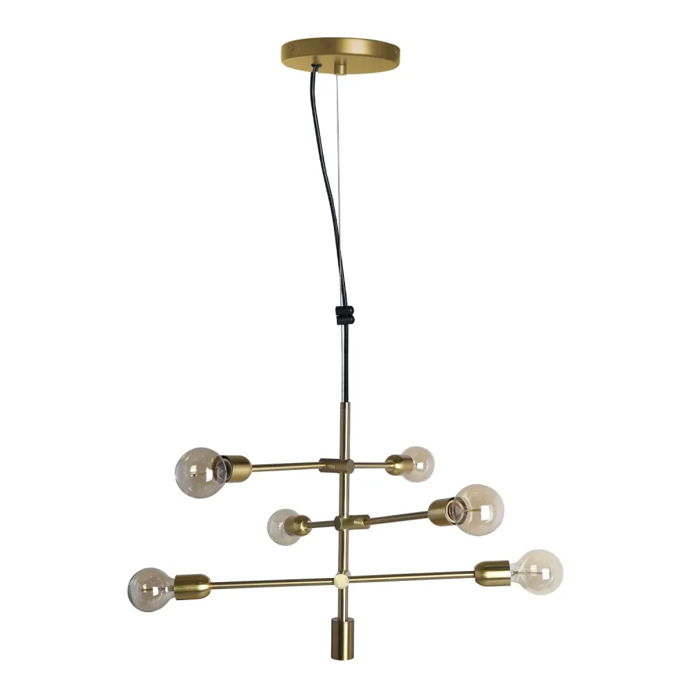 Xtricity - Luminaire Suspendu, Largeur de 23'', De la Collection Elixir, Doré