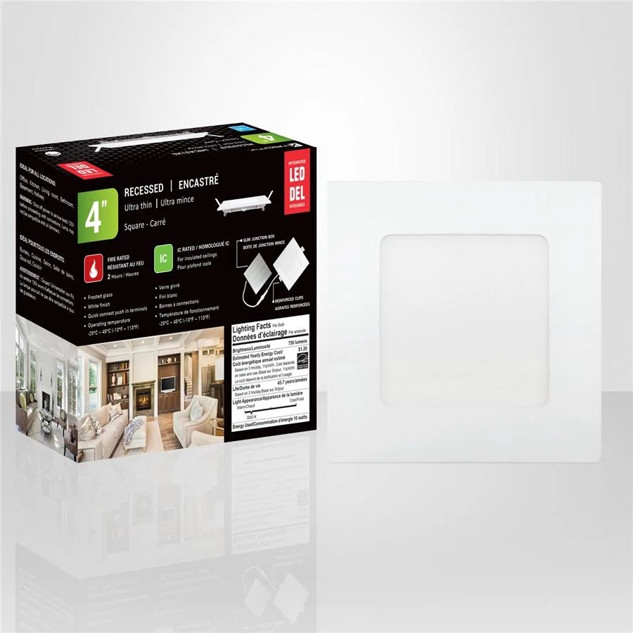 Xtricity - Lumière Encastrée DEL, Largeur de 4'', Gradable, 10W, 3000K Blanc Doux