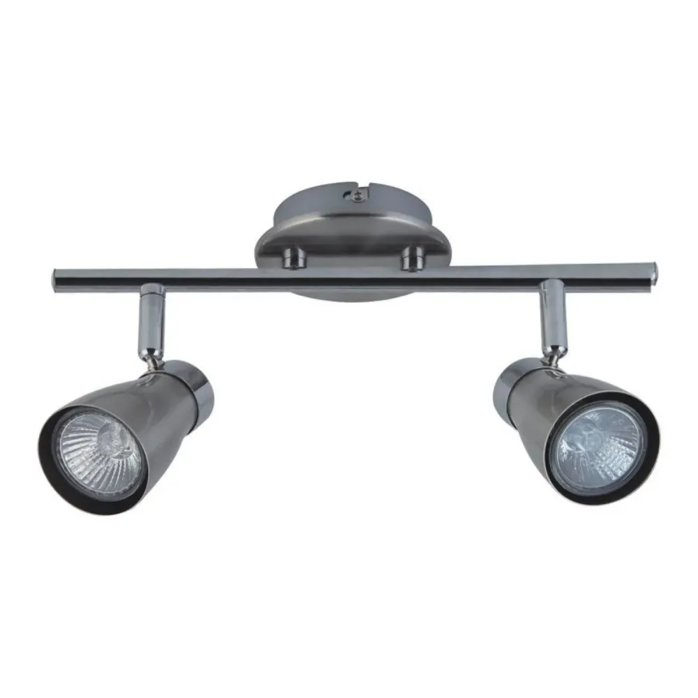Xtricity - Plafonnier à 2 Têtes, Largeur de 15.35'', De la Collection Yorkshire, Noir
