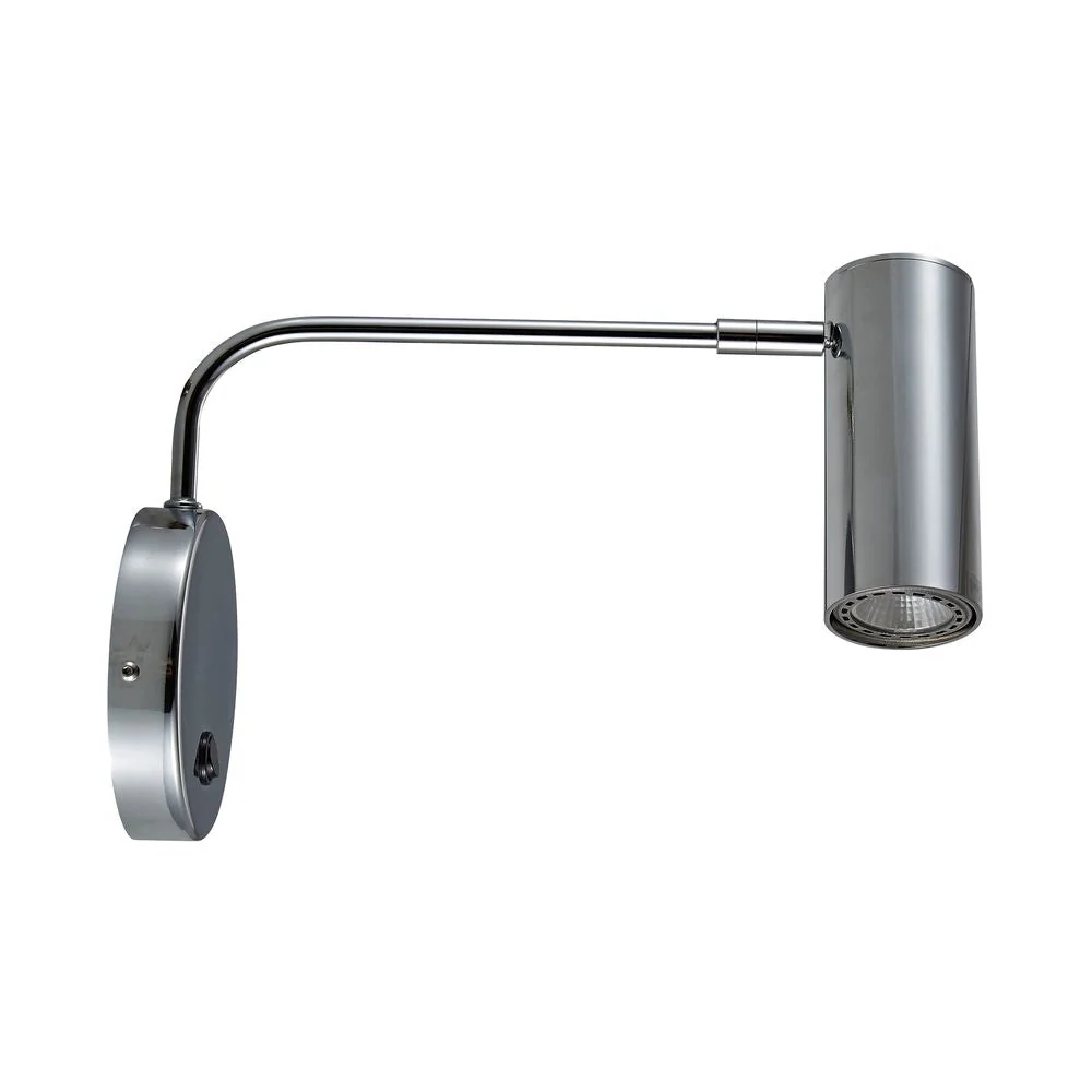 Applique murale décorative Zumaline Tubo WL 1L GU10 Black