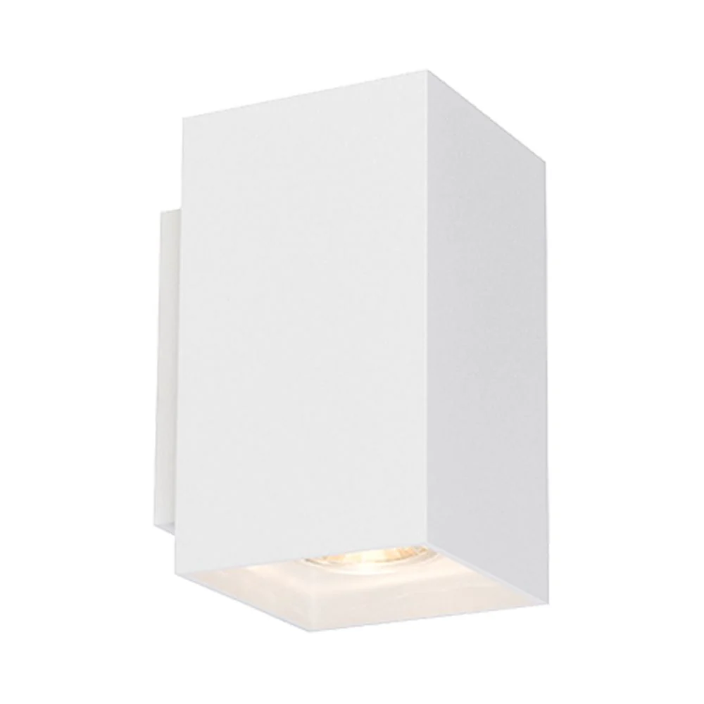 Applique murale Zumaline Sandy WL 2L, douille GU10, hauteur 14,2 cm White