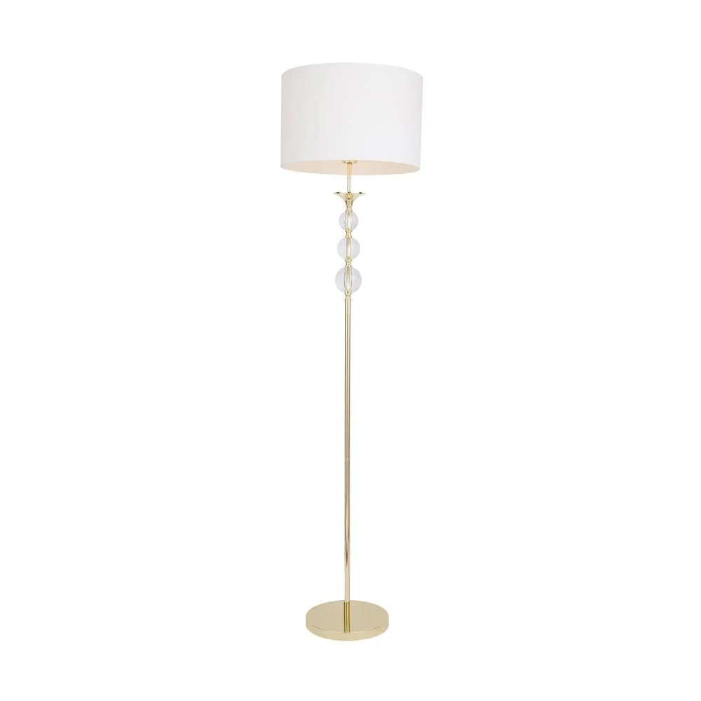 Lampadaire Zumaline Rea 1L, douille E27, hauteur 160 cm Black